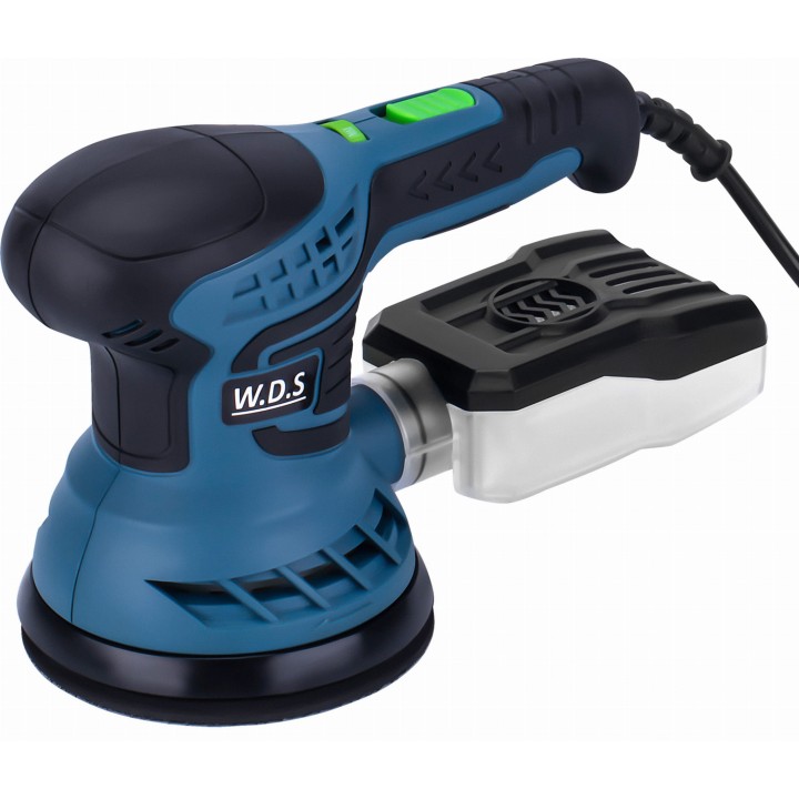 SZLIFIERKA MIMOŚRODOWA z regulacją 1500W 125mm + pojemnik