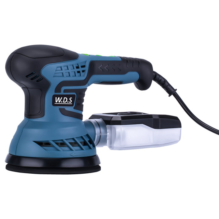 SZLIFIERKA MIMOŚRODOWA z regulacją 1500W 125mm + pojemnik