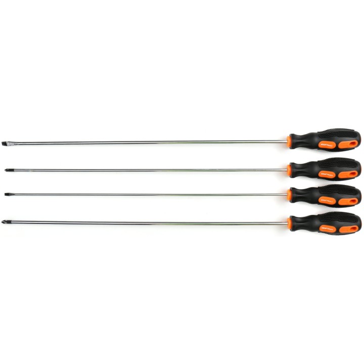 Zestaw śrubokrętów długich 4el 45cm wkrętaki przedłużone SL PH