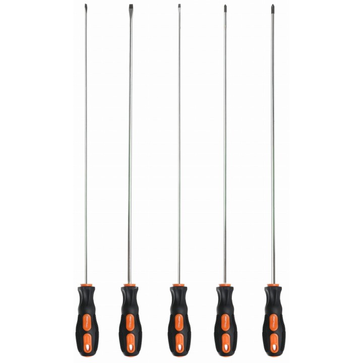 Zestaw śrubokrętów długich 4el 45cm wkrętaki przedłużone SL PH