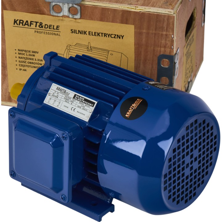 Silnik elektryczny 1,5KW 380V 2840rpm wałek 24mm