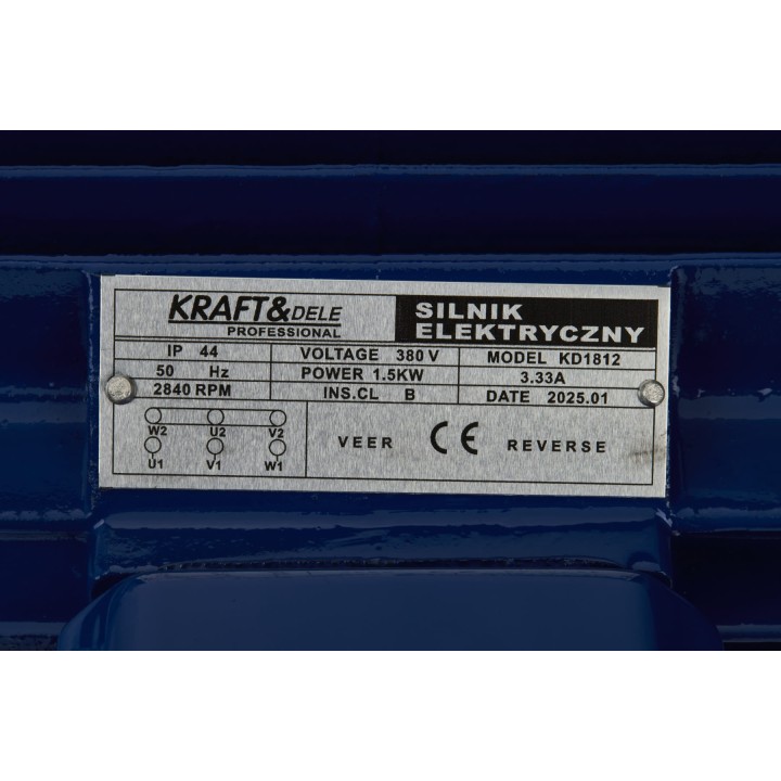 Silnik elektryczny 1,5KW 380V 2840rpm wałek 24mm