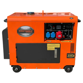 Agregat Diesel ON generator prądu trójfazowy 7000W 12/230/380V + automat ATS
