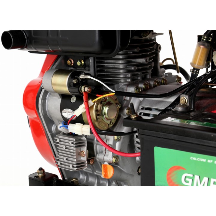 Agregat Diesel jednofazowy generator prądu 6500W 12/230V el. rozruch