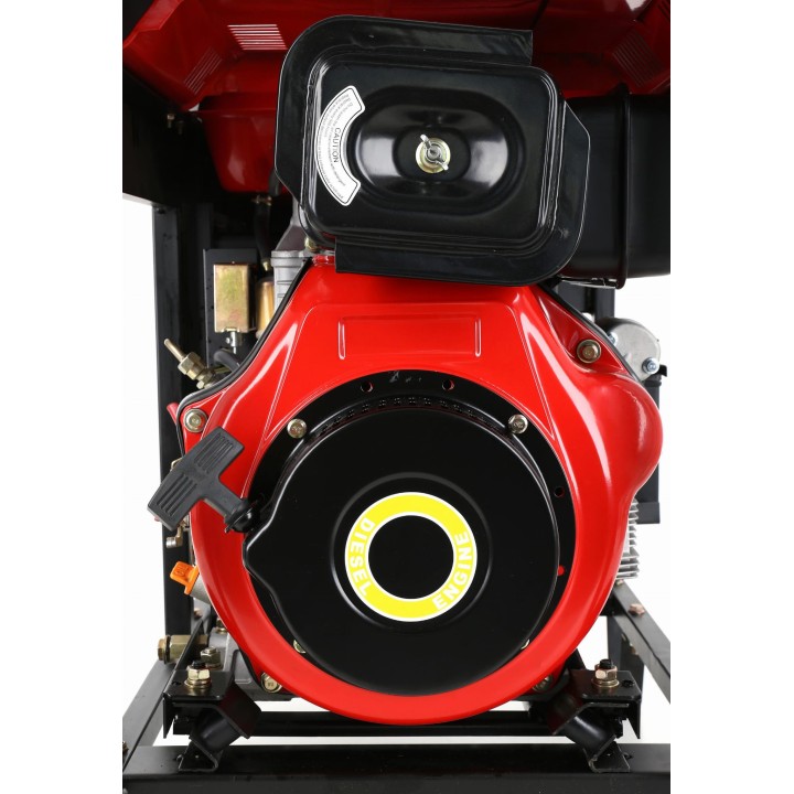 Agregat Diesel jednofazowy generator prądu 6500W 12/230V el. rozruch