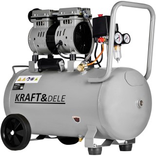Kompresor bezolejowy sprężarka powietrza 50L 1500W 8bar