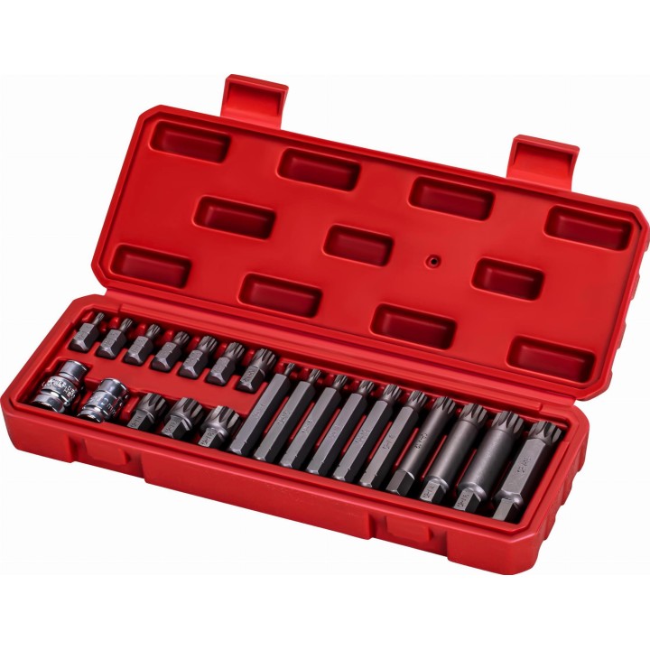 ZESTAW BITÓW KLUCZY IMBUS SPLINE TORX 22 el BITY M4-M18