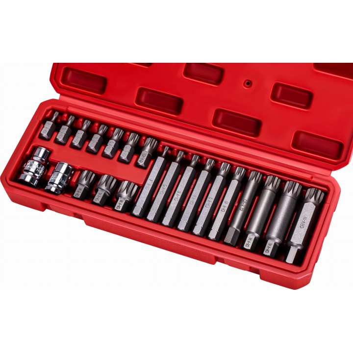 ZESTAW BITÓW KLUCZY IMBUS SPLINE TORX 22 el BITY M4-M18