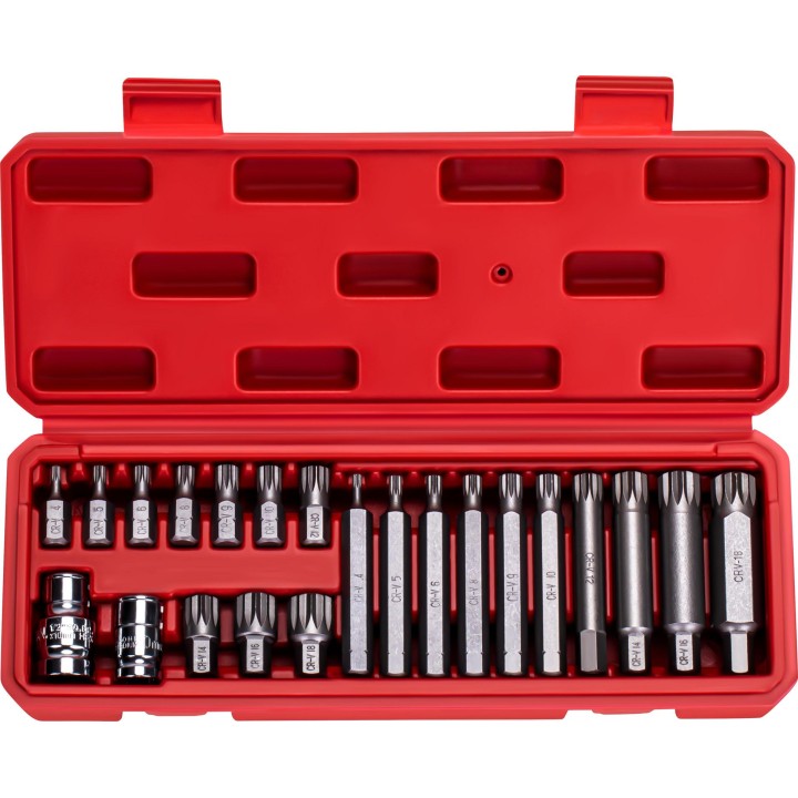 ZESTAW BITÓW KLUCZY IMBUS SPLINE TORX 22 el BITY M4-M18
