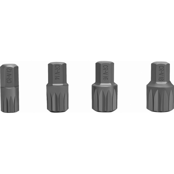 ZESTAW BITÓW KLUCZY IMBUS SPLINE TORX 22 el BITY M4-M18