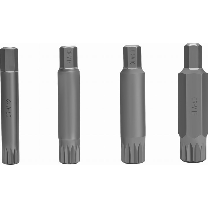 ZESTAW BITÓW KLUCZY IMBUS SPLINE TORX 22 el BITY M4-M18