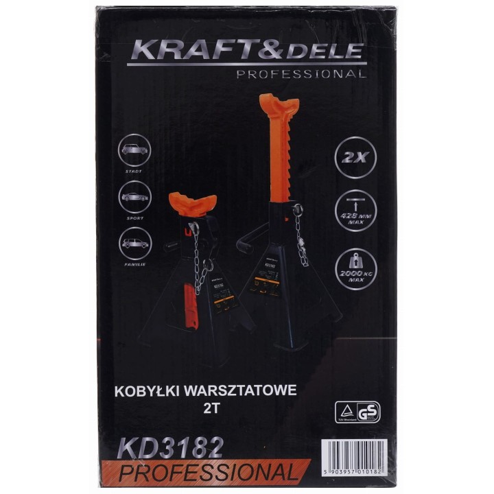 KOBYŁKI STOJAKI PODSTAWKI SAMOCHODOWE 2T 280-428MM