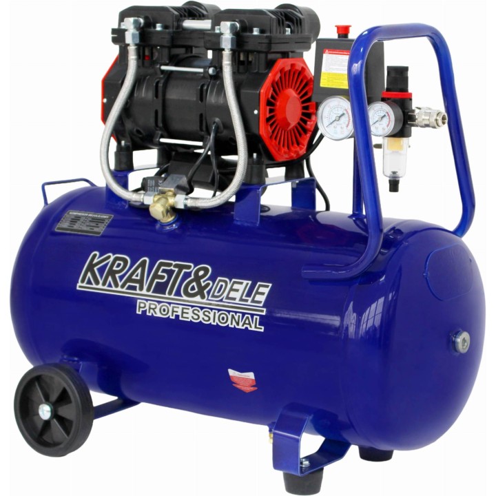 KOMPRESOR BEZOLEJOWY sprężarka powietrza 50L 1500W 290L/min