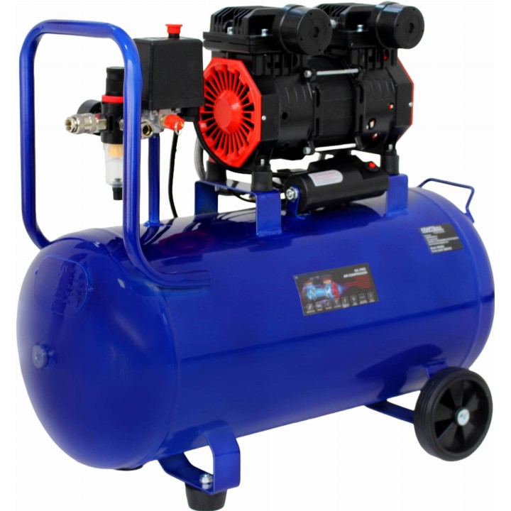 KOMPRESOR BEZOLEJOWY sprężarka powietrza 50L 1500W 290L/min
