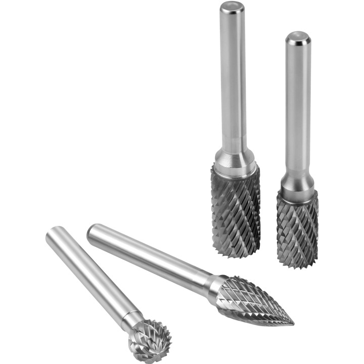FREZY/PILNIKI TRZPIENIOWE DO METALU 6mm 10szt. + etui