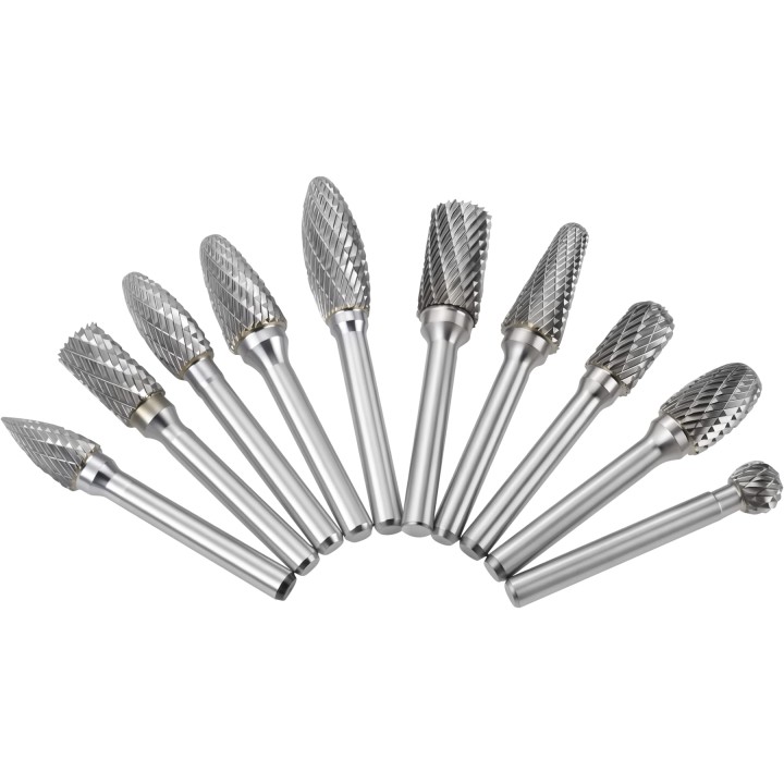 FREZY/PILNIKI TRZPIENIOWE DO METALU 6mm 10szt. + etui