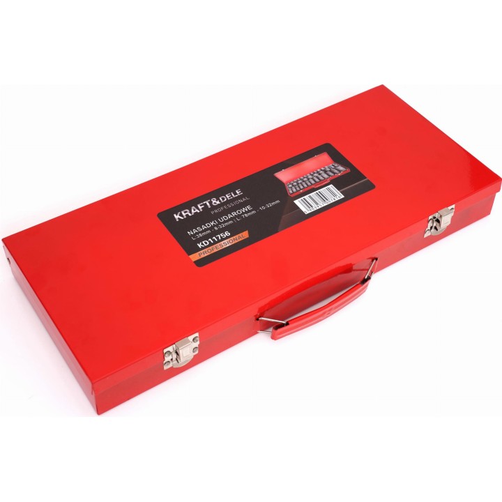 ZESTAW NASADEK UDAROWYCH 1/2" 35el. 8-32mm + walizka