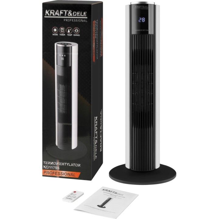 Termowentylator wentylator grzanie nagrzewnica 2000W + pilot