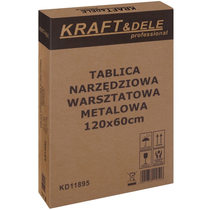 TABLICA NARZĘDZIOWA WARSZTATOWA 120x60CM metalowa
