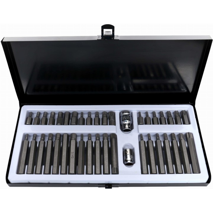 Komplet zestaw Bitów TORX, HEX, SPLINE 40el. + walizka