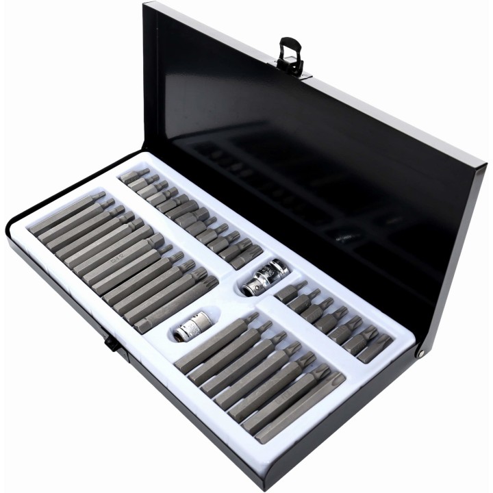 Komplet zestaw Bitów TORX, HEX, SPLINE 40el. + walizka