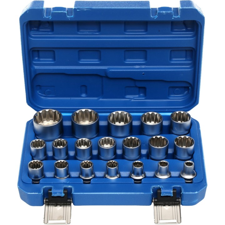 Zestaw nasadek TORX zestaw nasadek 19szt. 1/2"  8-32mm + walizka