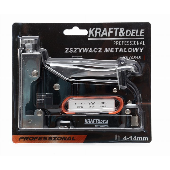 Zszywacz metalowy taker  4-14mm + zszywki  zestaw