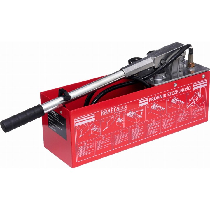 POMPA kontrolna RĘCZNA DO PRÓB CIŚNIENIOWYCH i napełniania instalacji CO 0-50kg 45ml 12L