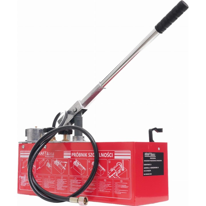 POMPA kontrolna RĘCZNA DO PRÓB CIŚNIENIOWYCH i napełniania instalacji CO 0-50kg 45ml 12L