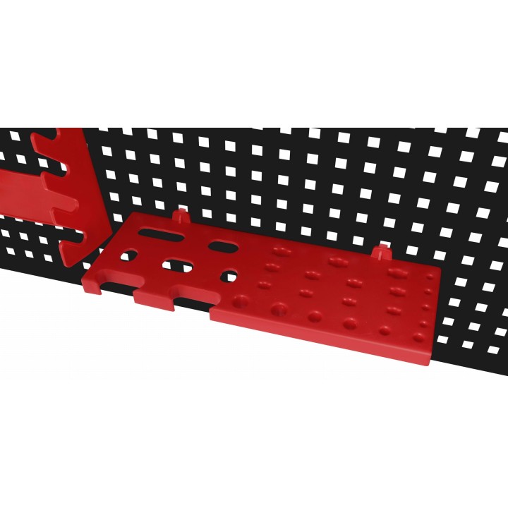 Tablica narzędziowa metalowa 112x45cm organizer na narzędzia ścianka