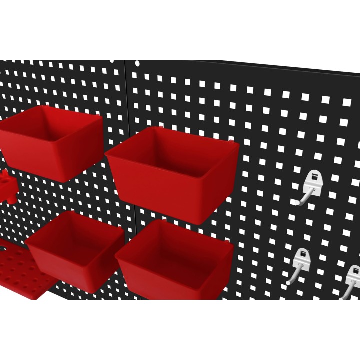 Tablica narzędziowa metalowa 112x45cm organizer na narzędzia ścianka