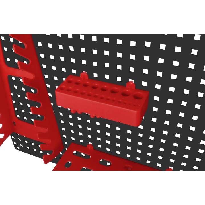 Tablica narzędziowa metalowa 112x45cm organizer na narzędzia ścianka