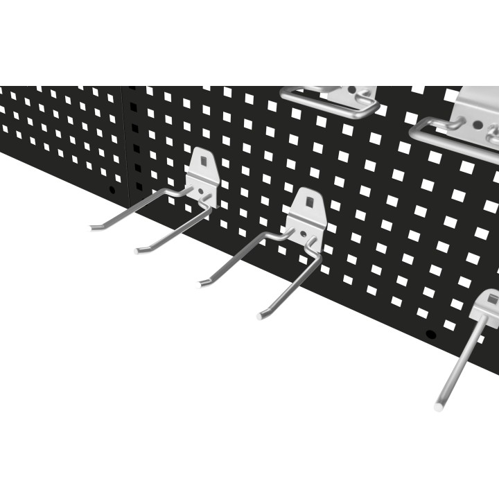 Tablica narzędziowa metalowa 112x45cm organizer na narzędzia ścianka