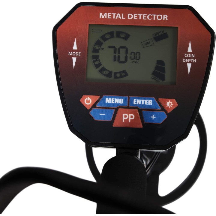 WYKRYWACZ METALI METALU CYFROWY LCD Z DYSKRYMINACJĄ DO POSZUKIWAŃ