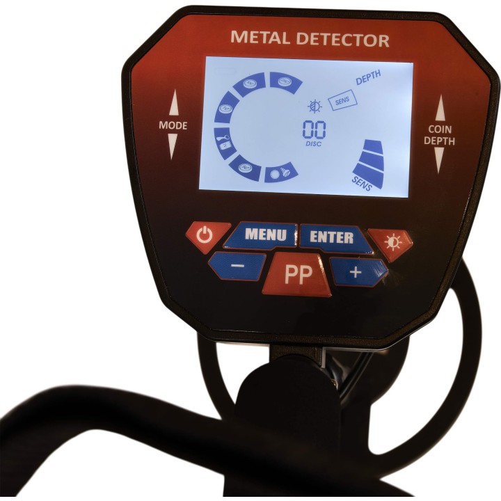 WYKRYWACZ METALI METALU CYFROWY LCD Z DYSKRYMINACJĄ DO POSZUKIWAŃ