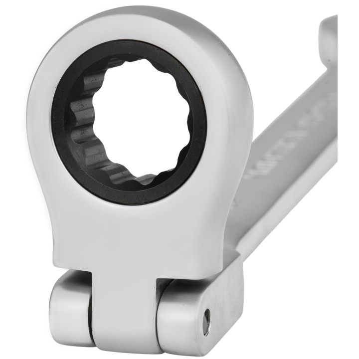 KLUCZE PŁASKO-OCZKOWE z grzechotką  8-19mm 12el.  + walizka