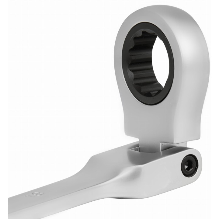 KLUCZE PŁASKO-OCZKOWE z grzechotką  8-19mm 12el.  + walizka