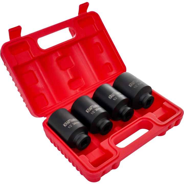 NASADKI UDAROWE 6-KĄTNE 1/2" 4EL. 34-41mm + walizka
