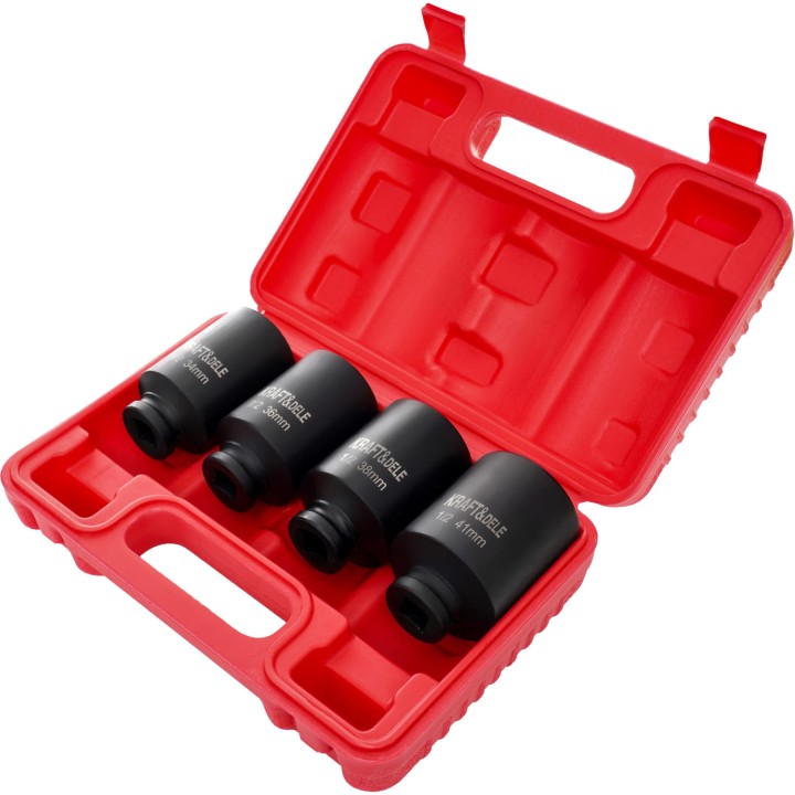 NASADKI UDAROWE 6-KĄTNE 1/2" 4EL. 34-41mm + walizka