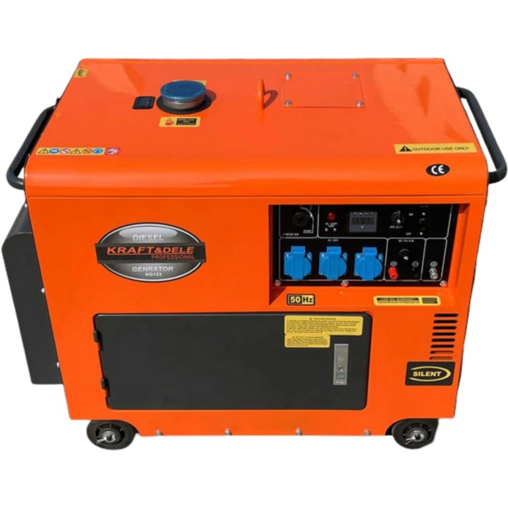 AGREGAT PRĄDOTWÓRCZY GENERATOR PRĄDU 7000W 230V 1FAZOWY AUTO START AKU ATS