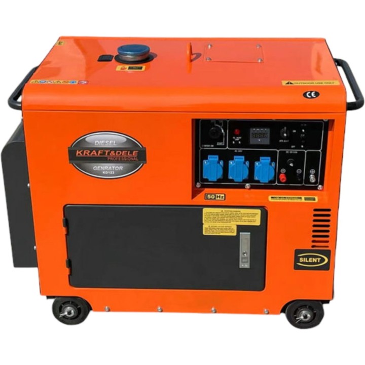 AGREGAT PRĄDOTWÓRCZY GENERATOR PRĄDU 7000W 230V 1FAZOWY AUTO START AKU ATS