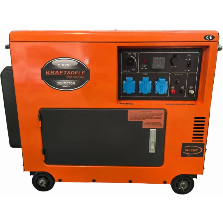 AGREGAT PRĄDOTWÓRCZY GENERATOR PRĄDU 7000W 230V 1FAZOWY AUTO START AKU ATS