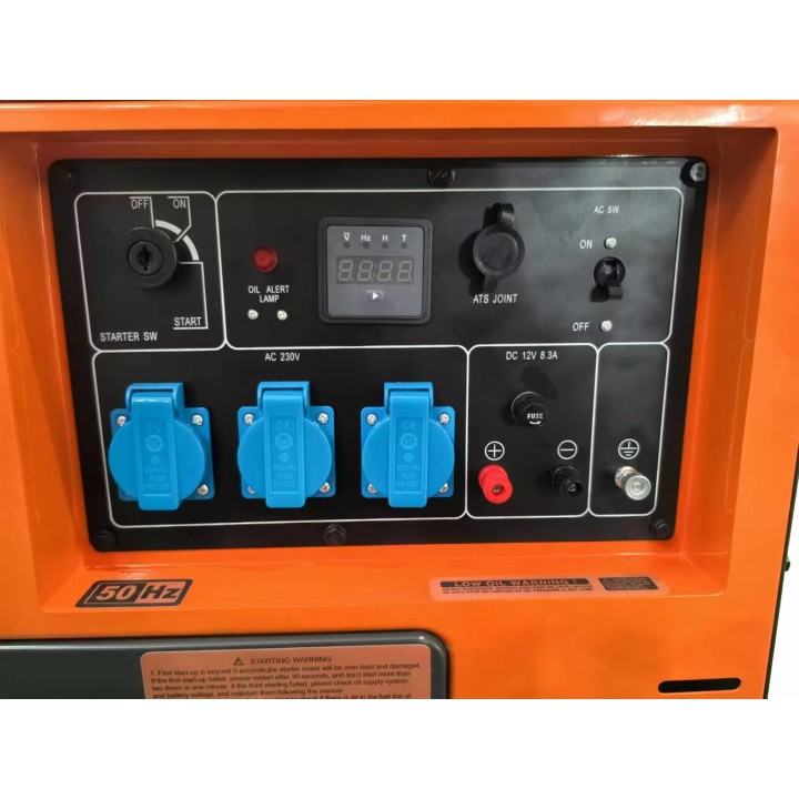 AGREGAT PRĄDOTWÓRCZY GENERATOR PRĄDU 7000W 230V 1FAZOWY AUTO START AKU ATS