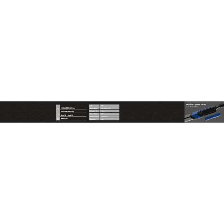 LAMPA WARSZTATOWA LED POD MASKĘ LATARKA USB LAMPA KOMORY SILNIKA AKU 1200lm