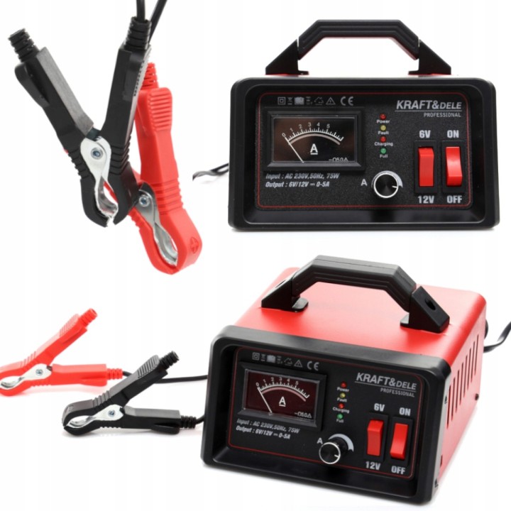 PROSTOWNIK MIKROPROCESOROWY AKUMULATOROWY 6V/12V