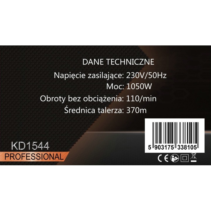 Zacieraczka szlifierka do zacierania tynków tynku 1050W + pady