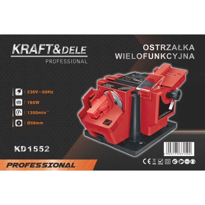 OSTRZAŁKA WIELOFUNKCYJNA DO NOŻY WIERTEŁ DŁUT 3W1 3-51mm