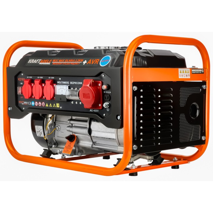 Agregat prądotwórczy przenośny generator prądu 3500W 12-380V trójfazowy