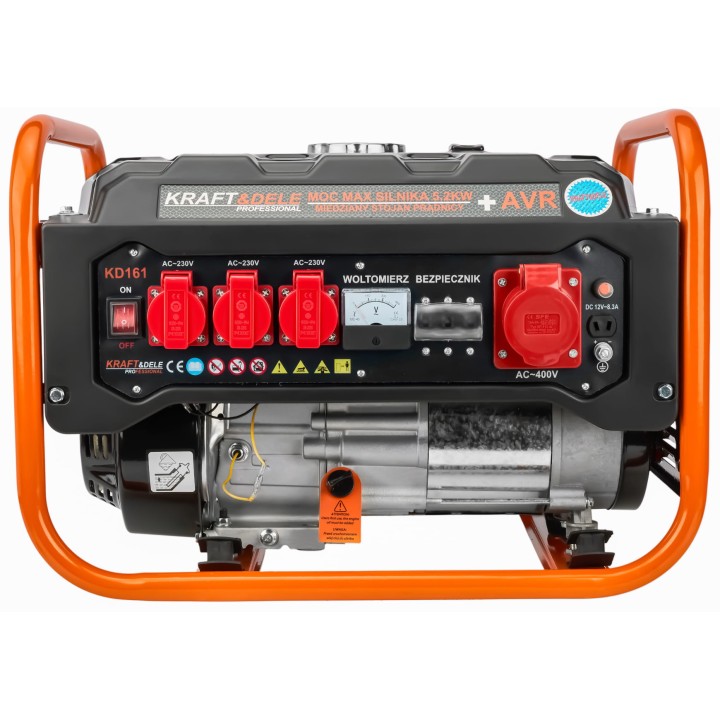 Agregat prądotwórczy przenośny generator prądu 3500W 12-380V trójfazowy