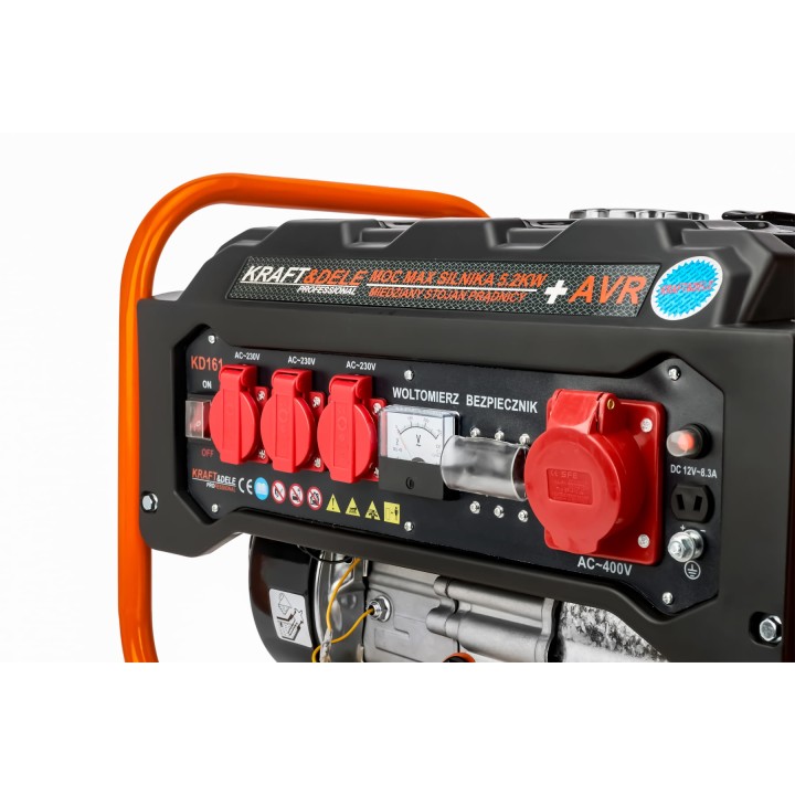 Agregat prądotwórczy przenośny generator prądu 3500W 12-380V trójfazowy